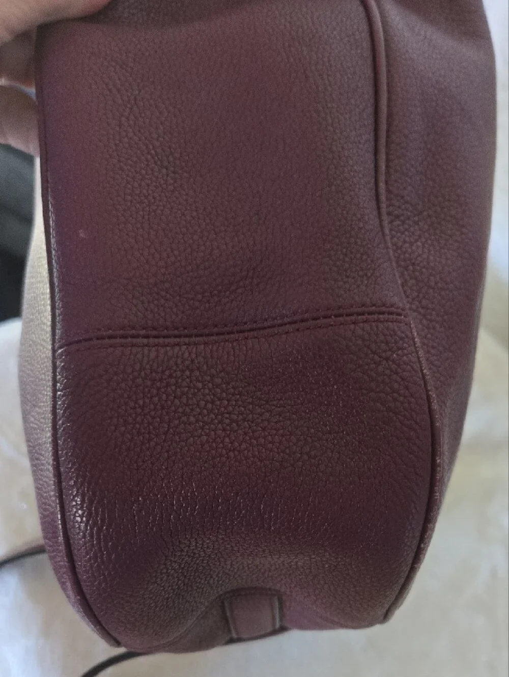 Coach pebbled leather